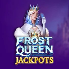 Frost Queen Jackpots online game logo by Yggdrasil on leovegasno.com