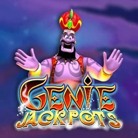 Genie Jackpots casino game by Blueprint Gaming – featured logo at LeoVegas Casino