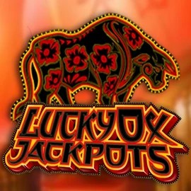 Lucky Ox Jackpots online game logo by Rival on leovegasno.com