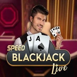 Live Casino logo of Speed Blackjack from Pragmatic Play at LeoVegas Casino