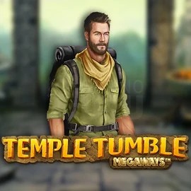 Temple Tumble Megaways slot visual from Relax Gaming available on leovegasno.com