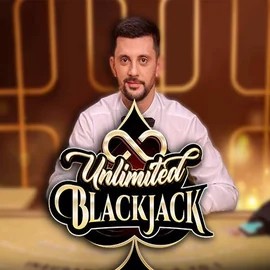 Unlimited Blackjack game by Ezugi – logo hosted on LeoVegas Casino